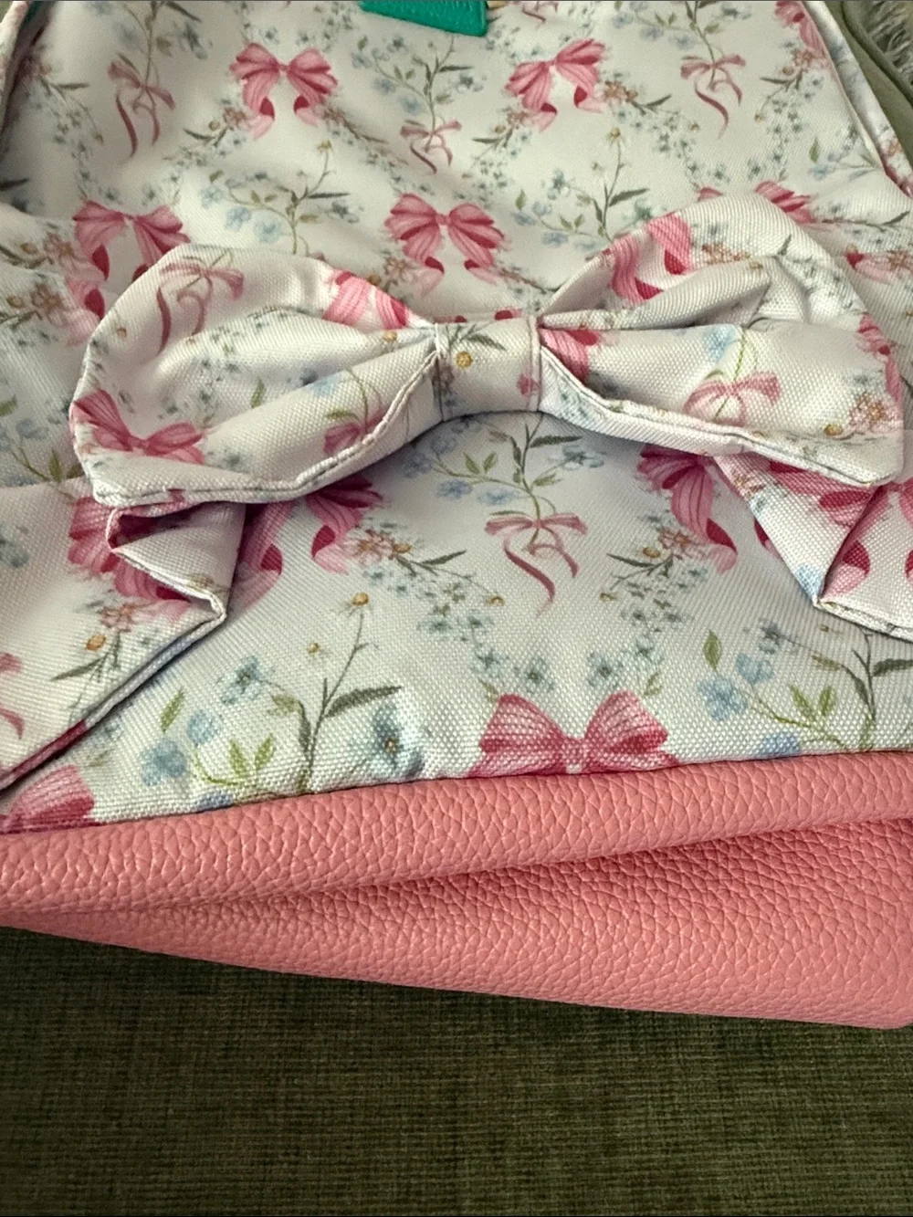 NEW Posh Peanut Pink Floral Bow Kids Backpack